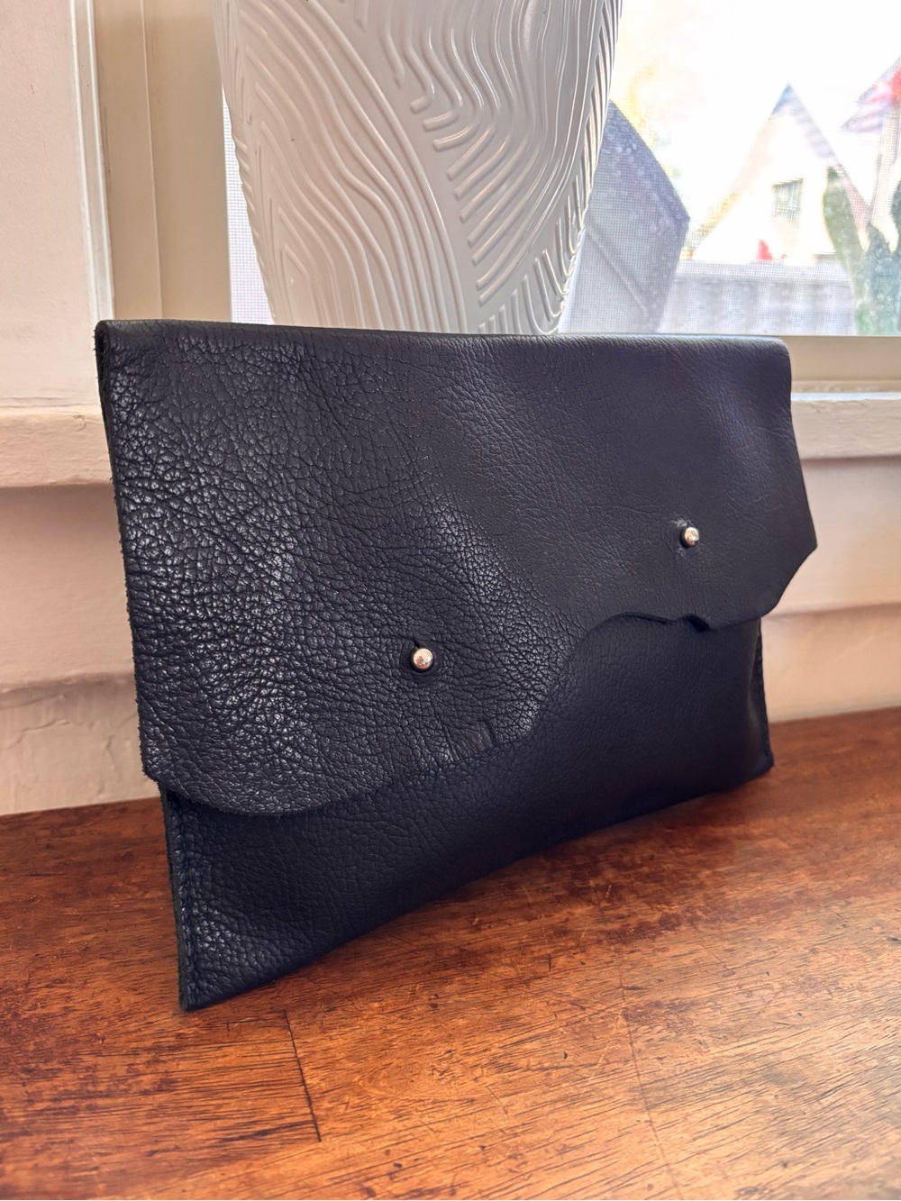 Leather Clutch